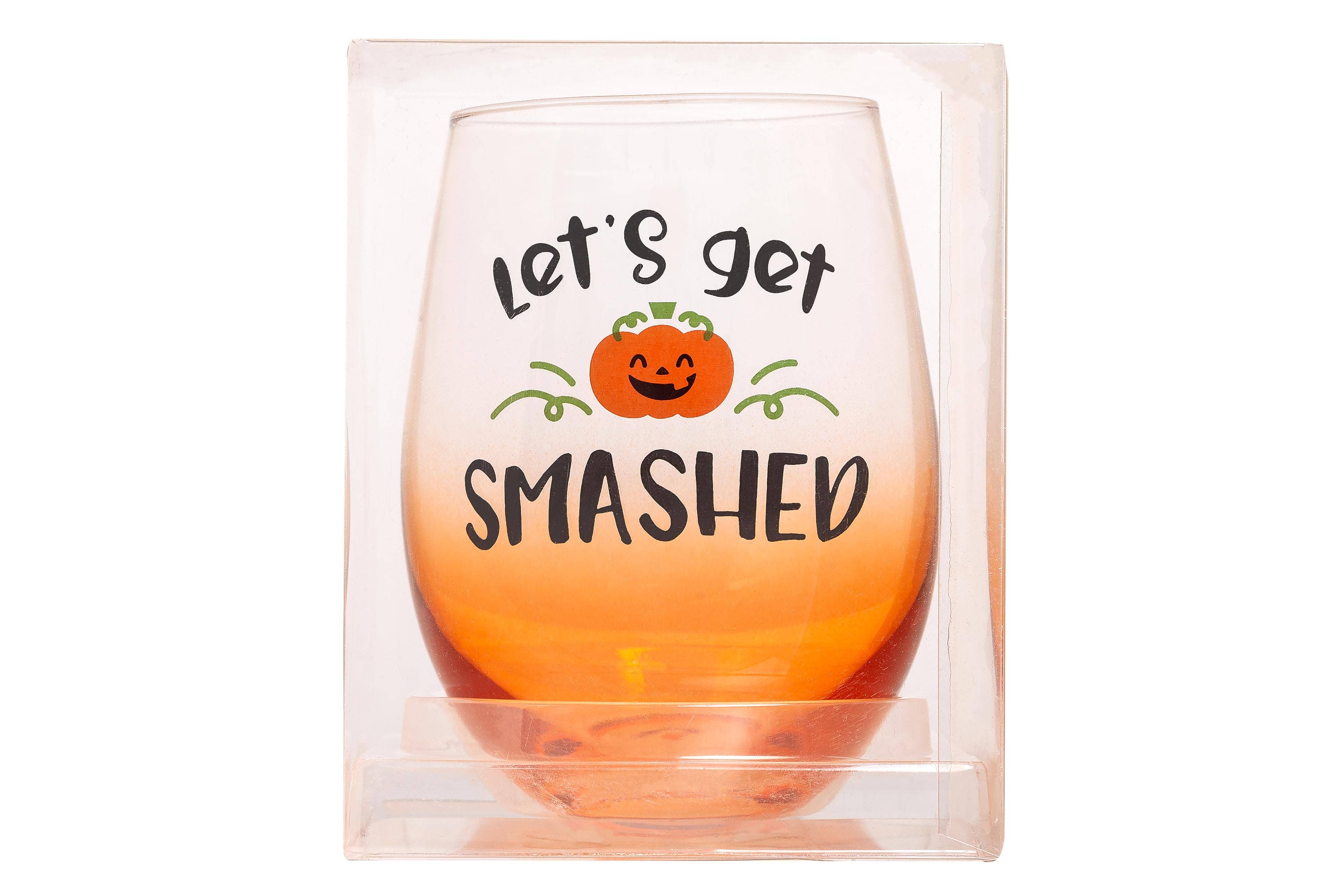 Pearhead - Wholesale Wine Glass - Let’s Get Smashed Halloween Stemless Wine Glass5