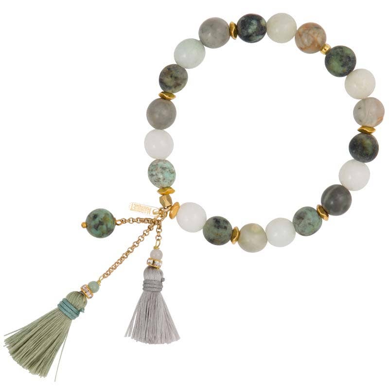 Marquet – wholesale Beaded bracelet – Mia Mala-style Stretch Bracelet with Authentic Stones9