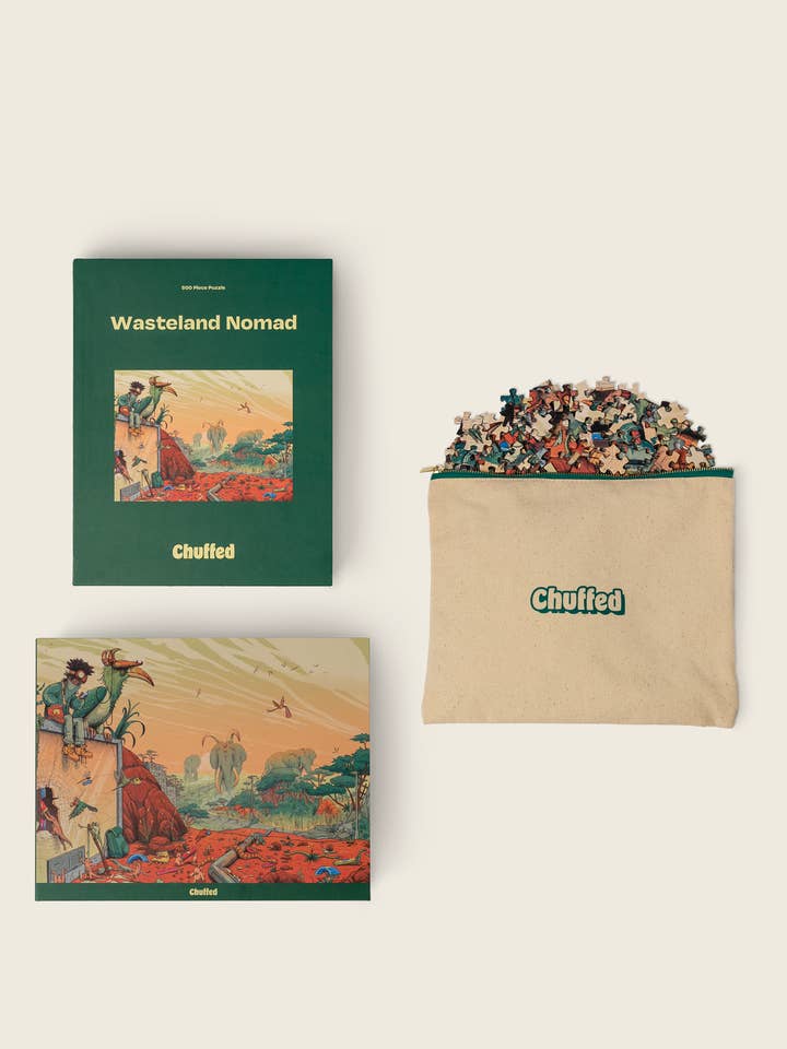 Wasteland Nomad - Puzzle da 500 pezzi per la vendita all'ingrosso da parte di Chuffed, LLC