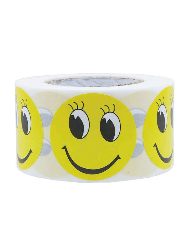 Smilende ansigt mærkat klistermærker MIS0462 for engroshandel hos Ole