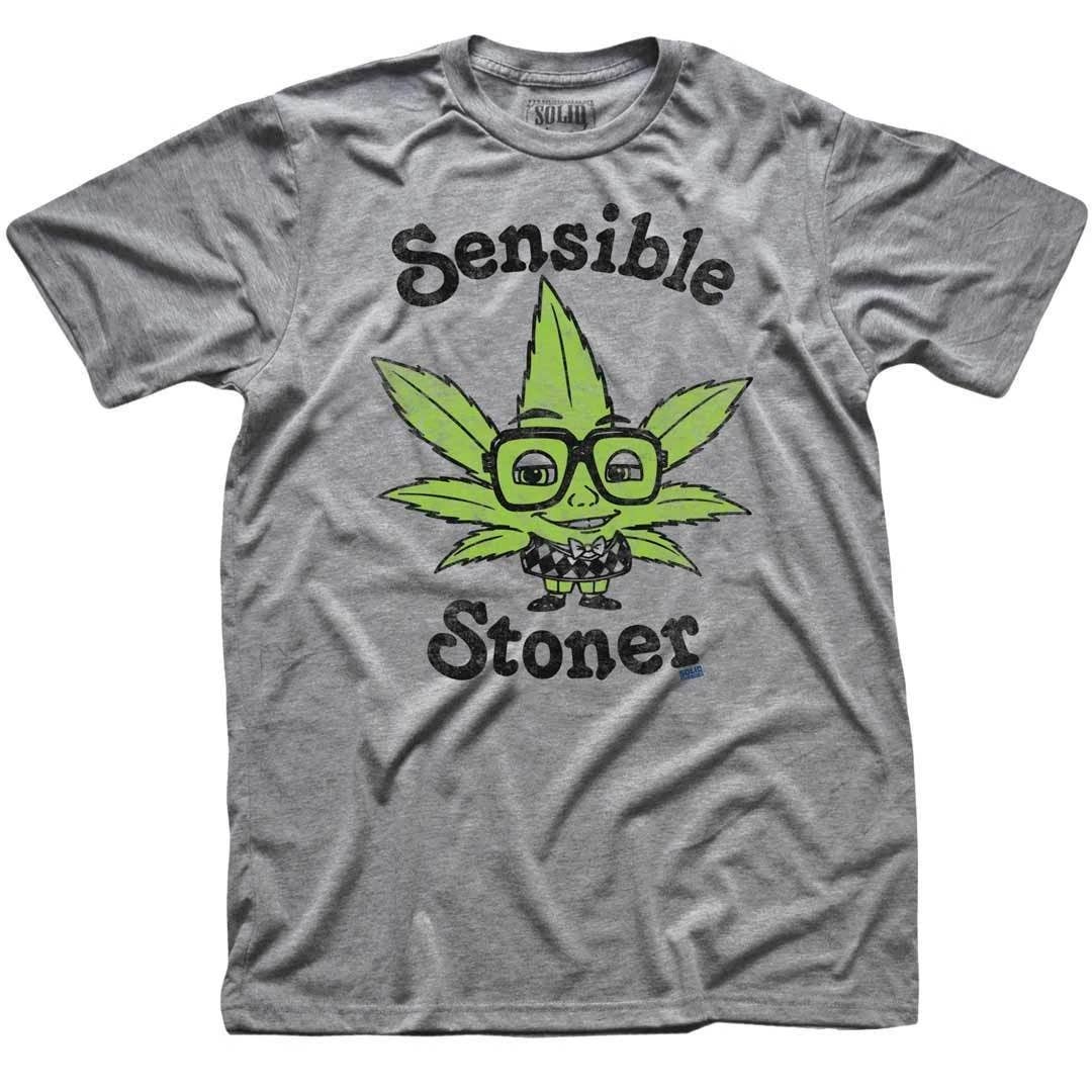 Solid Threads - Wholesale Screen Printed T-Shirt - Unisex - Men's Sensible Stoner T-shirt