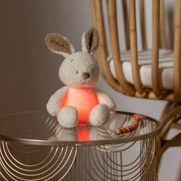 Hippychick – wholesale Night light – Child & baby – Nattou Mini Cuddly Rabbit Nightlight Teddy Vanilla5