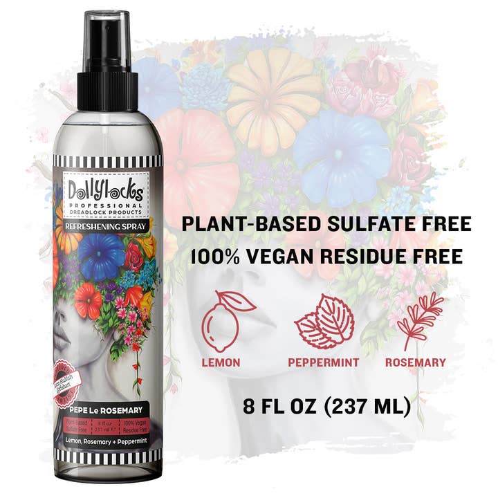 Dollylocks Verfrissende Spray - Pepe Le Rosemary voor wholesale door Dollylocks Organic Products