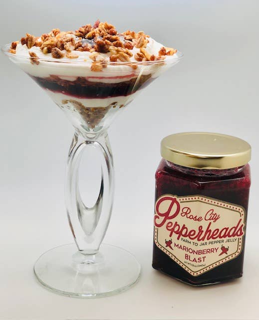 Rose City Pepperheads - Vente Confiture/gelée - Gelée de piments Marionberry Blast1