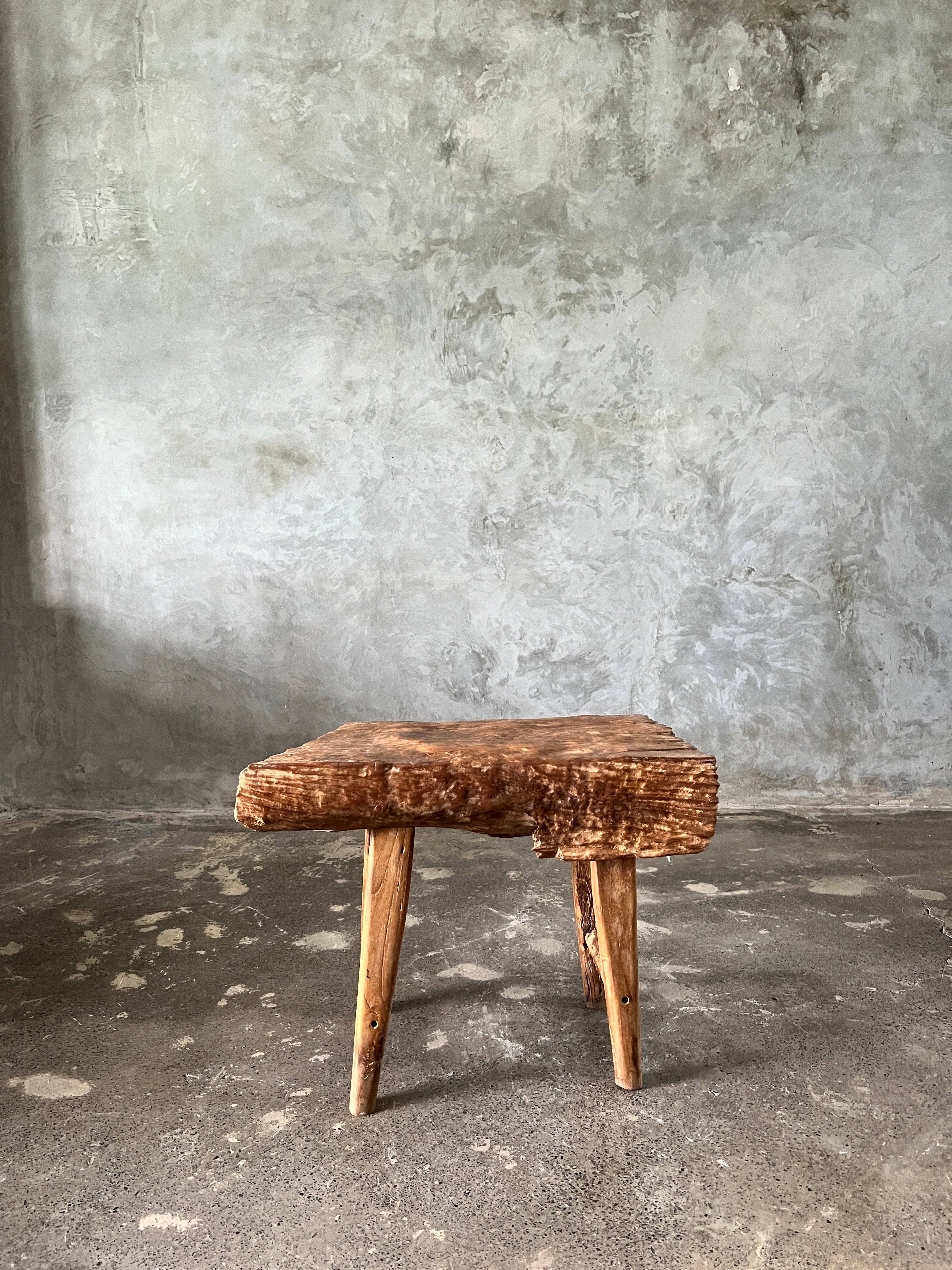 Office Objets - Wholesale Bench - Small organic bench in blonde Asian teak with four legs - Sepuluh32