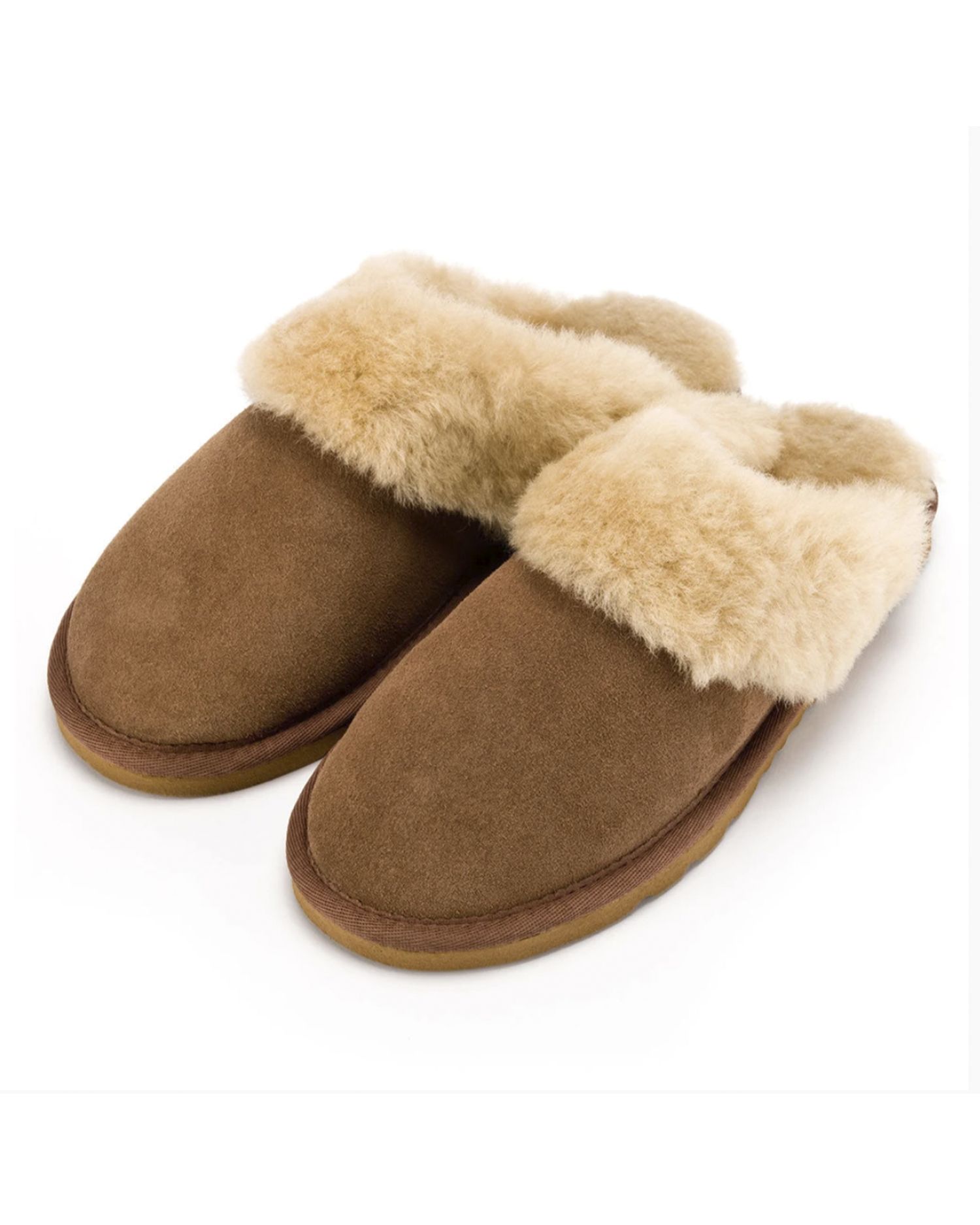 Welligogs - Wholesale Slippers - Women's - Sheepskin Chestnut Slippers0