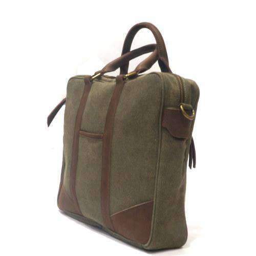 ZEDE PARIS - Wholesale Laptop Bag - Unisex - ARTS-ET-METIERS - Canvas and leather laptop bag14