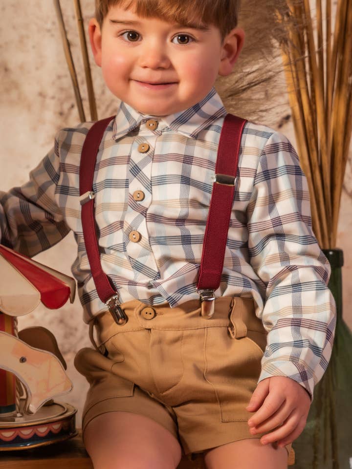 2512119 Children's cotton shorts with pockets for wholesale by BABINE-ROINSAL