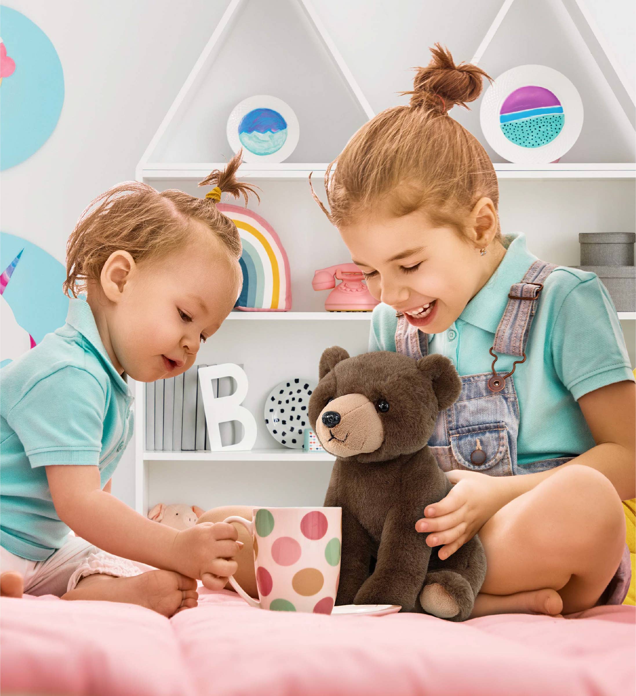 Cota Global – wholesale Fyllda/plyschleksaker - Barn och baby – Supermjuk plysch - Slapp grizzlybjörn 9"4