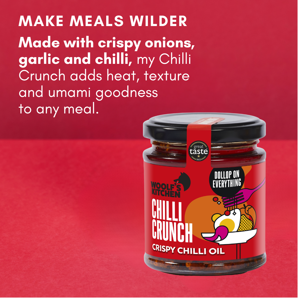 The Woolf's Kitchen – wholesale Chili paste – CHILLI CRUNCH3