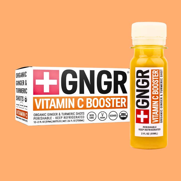 GNGR Labs - Wholesale Wellness Juice/Tonic - Vitamin C Booster Shot: Ginger Shot with Antioxidants