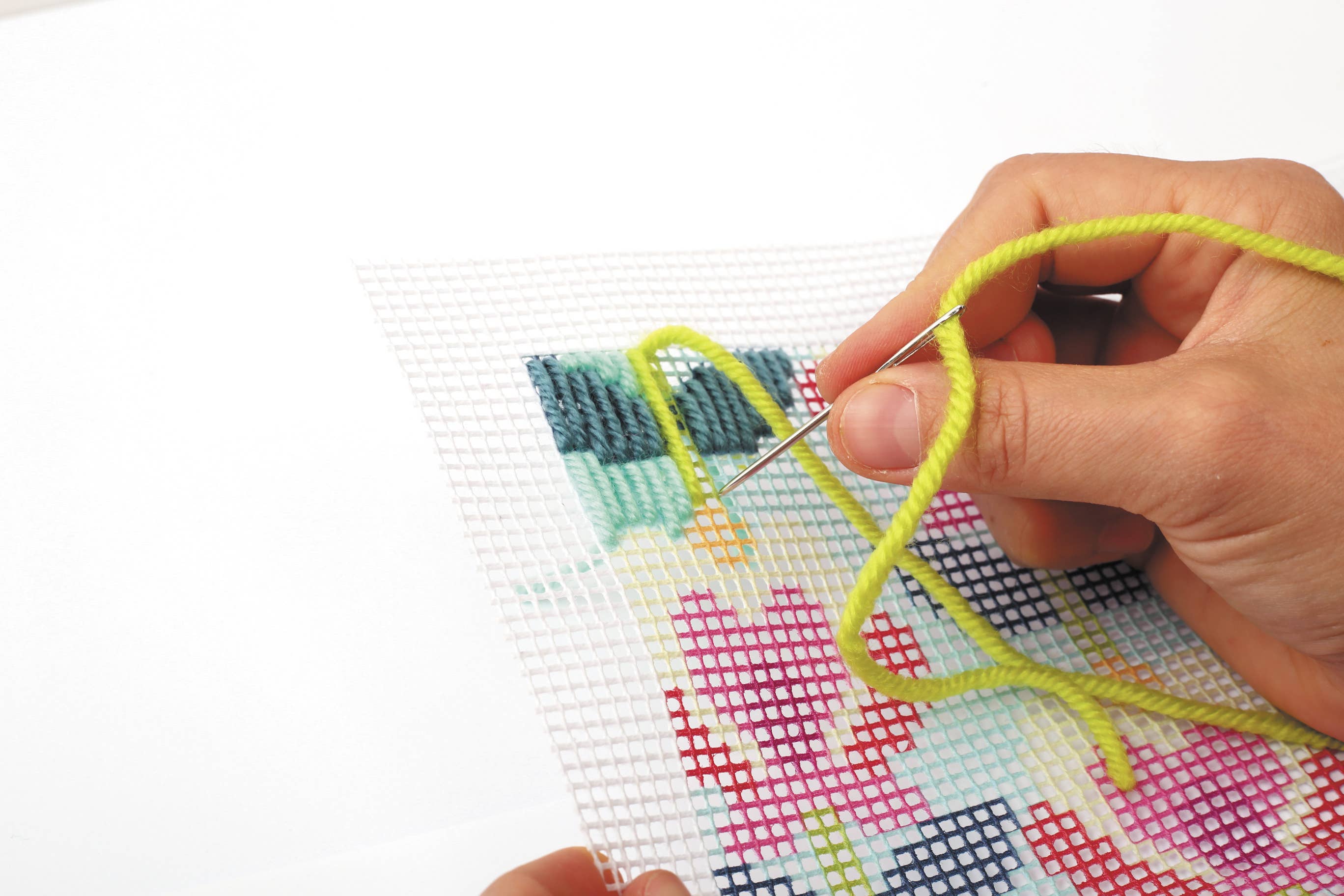 Graine Créative - Wholesale DIY Craft Kit - LOTUS FLOWER CANVAS KIT8