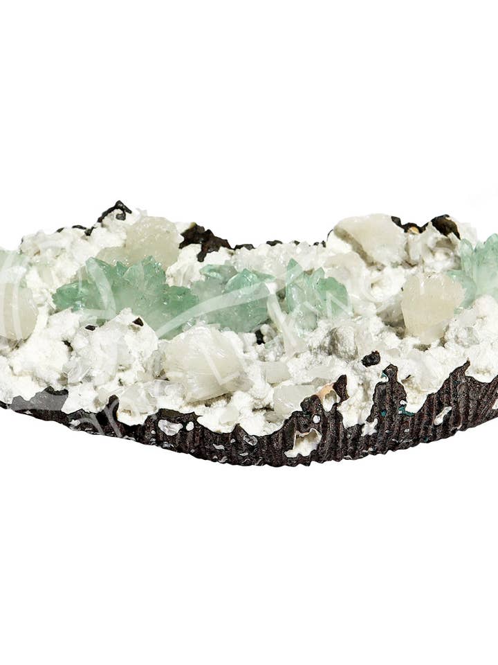 (PC)CLUSTER - APOPHYLLIT, GRÜN & STILBIT 8,5 X 4 X 2" für den Großhandel von Oceanic Linkways Inc