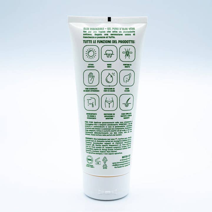 Cibobenessere - Vente Sprays/crèmes à l'aloe - Gel Bio Pur d'Aloe Vera3