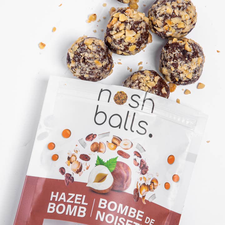 Nosh Balls - Wholesale Snack Bar - Hazelbomb1