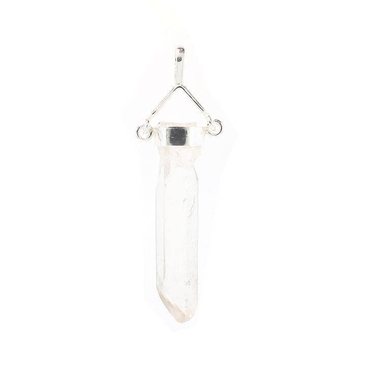 Stonebridge Imports - Wholesale Individual Charm/Pendant - Laser Quartz - Swivel Silver Pendant0