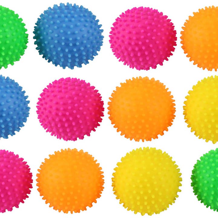 Curious Minds Toys - Wholesale Squishy Toy - Kids & Baby - Spiky Bumpy Soft Doh Filled 2.5" Stress Ball - Squishy Gooey