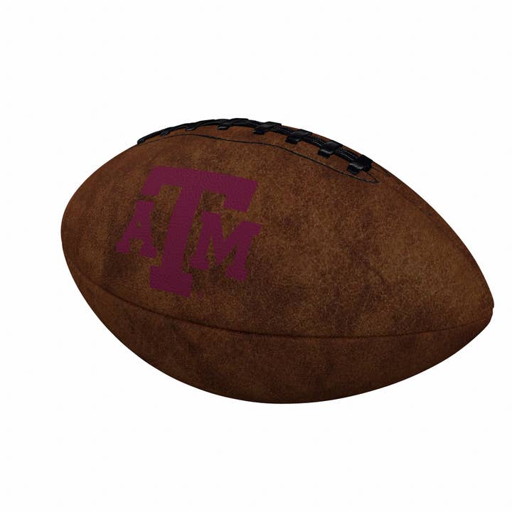 NCAA Texas A&M Aggies 9" Color Logo Mini Football for wholesale by Gulf Coast Sales