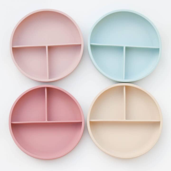 Siliconen zuigplaat met verdeler - OPRUIMING voor wholesale door Zebra Babies