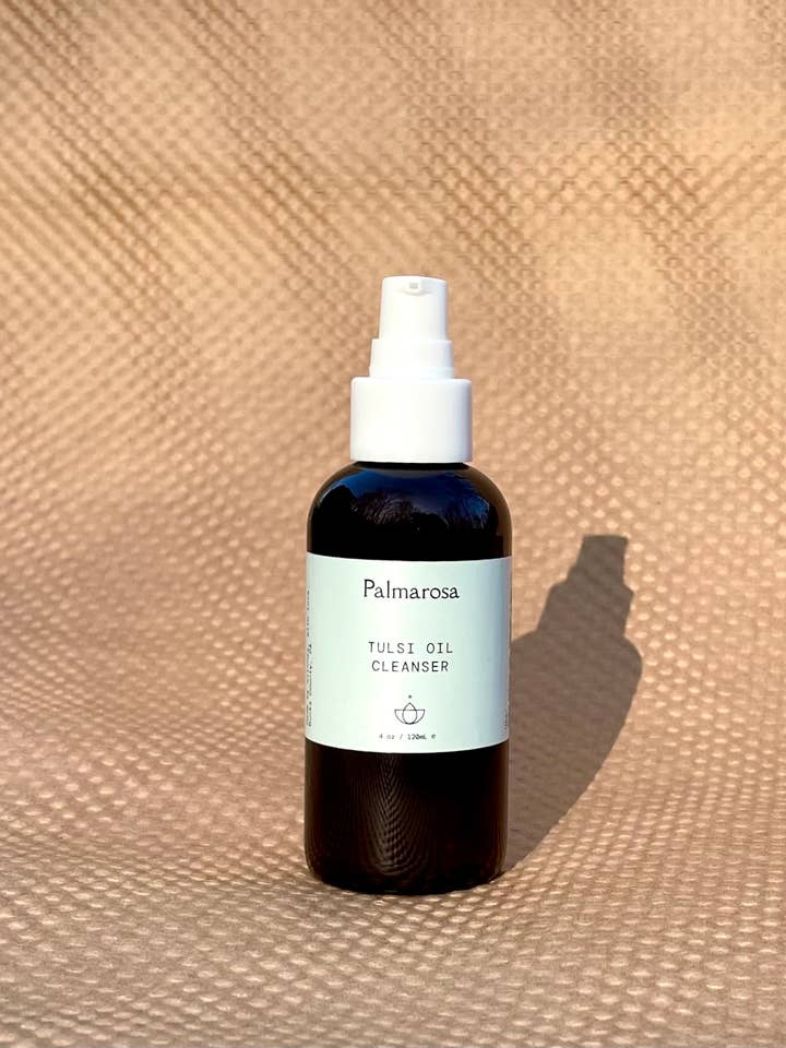 Tulsi Oil Cleanser for wholesale by Palmarosa