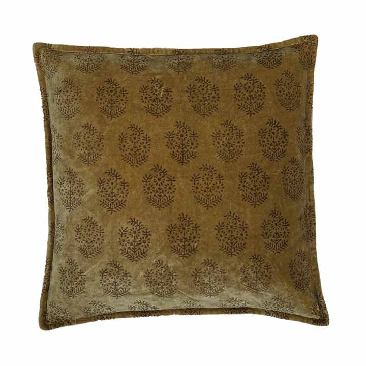 Opjet Paris – wholesale Stolskudde – Tidlös fyrkantig kudde med beige greige tryck 45x45cm0