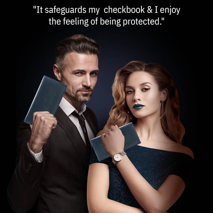 Access Denied Accessories - Wholesale Wallet - Unisex - Genuine Leather Checkbook Cover For Women &Men RFID Blocking76