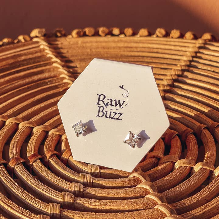 Bee Glamorous Stud Earrings for wholesale by Raw Buzz Co