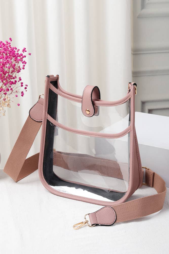 Hana – wholesale Crossbody bag – Women's – Clear Stadium Crossbody Bag7