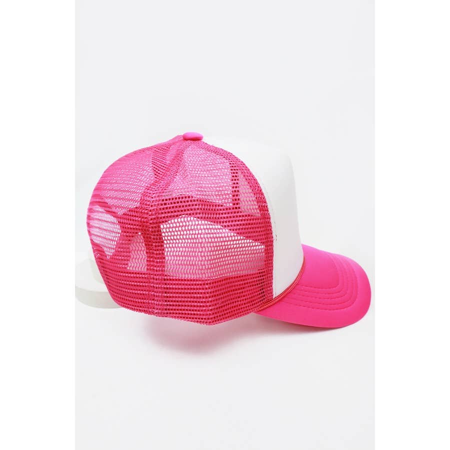 Love and Repeat - Wholesale Trucker Hat - Unisex - Classic Foam Solid Two Tone Trucker Hat4