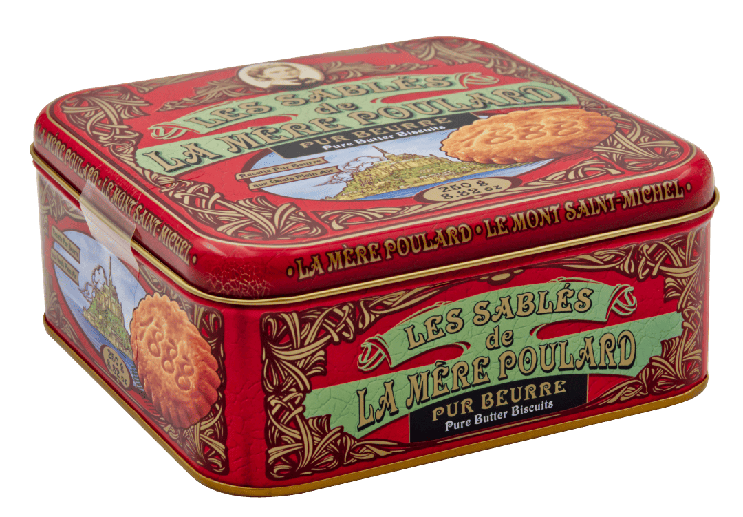 Biscuiterie La Mère Poulard - Wholesale Cookie - Collector shortbread 250g half-box3