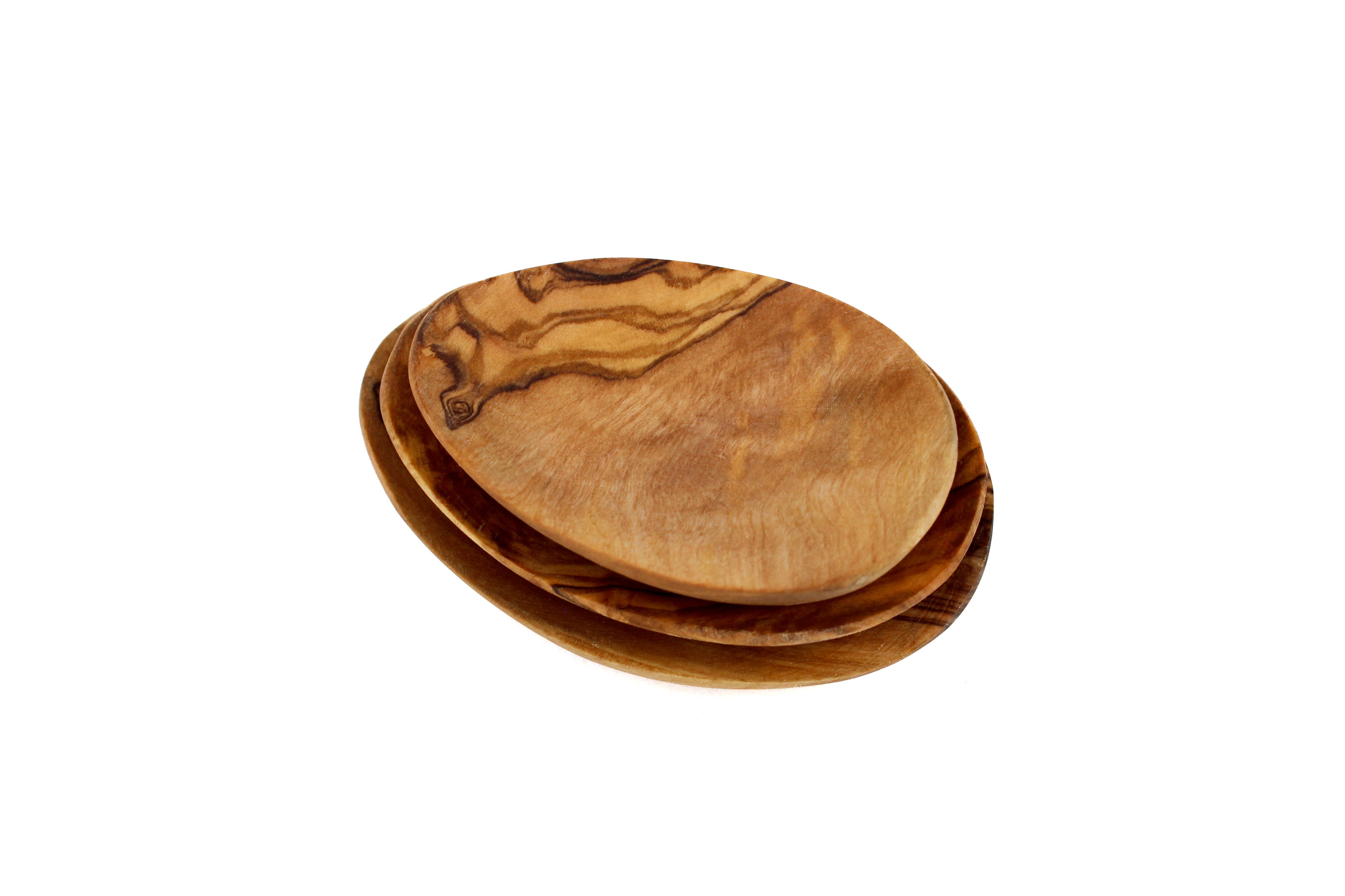 Natural OliveWood - Wholesale Condiment/Dip Bowl - Olive Wood Mini Dish Set4