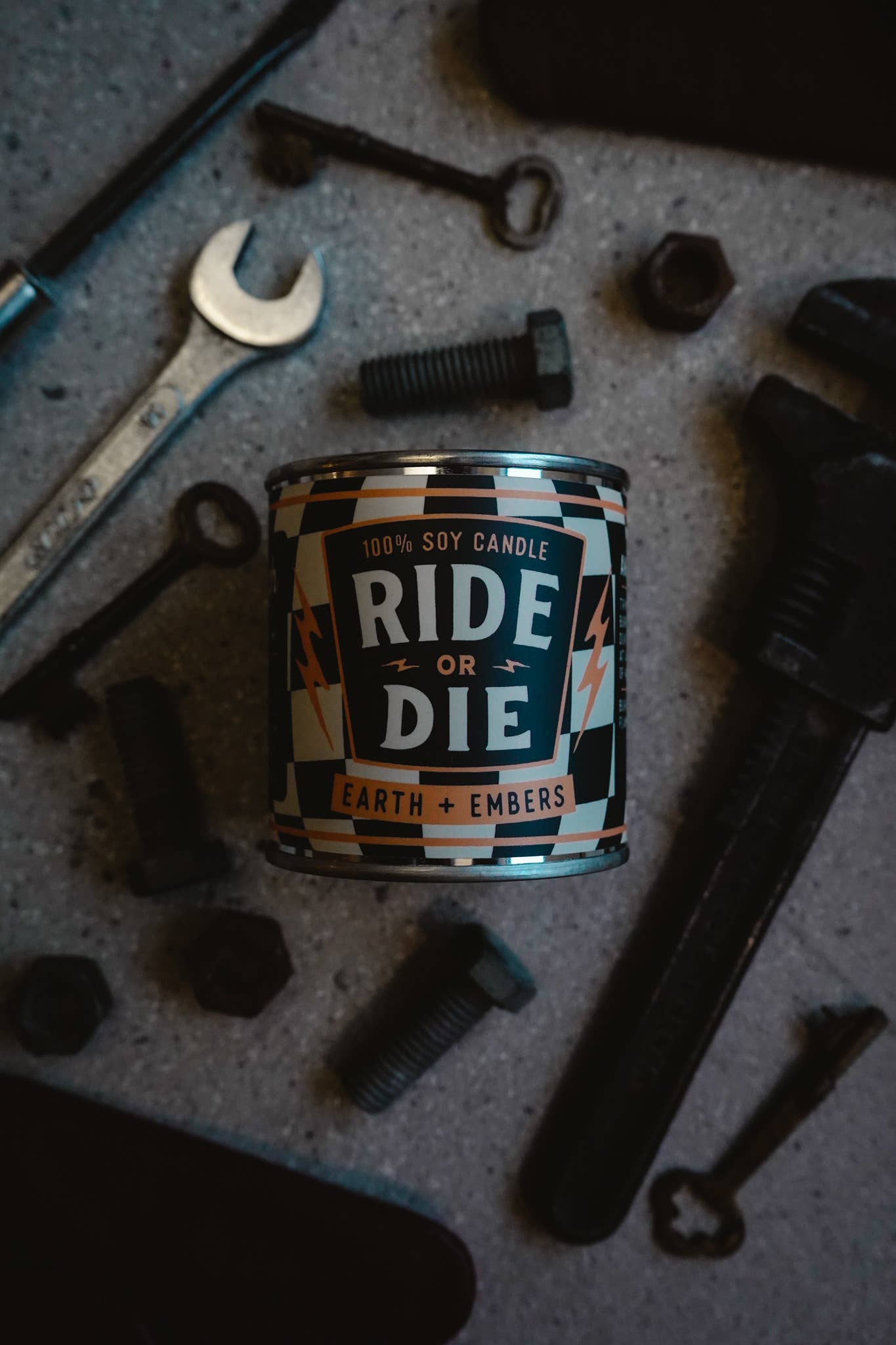 Ambush Candle Co. - Wholesale Travel Candles - Ride Or Die | Earth & Embers 8oz Soy Candle3