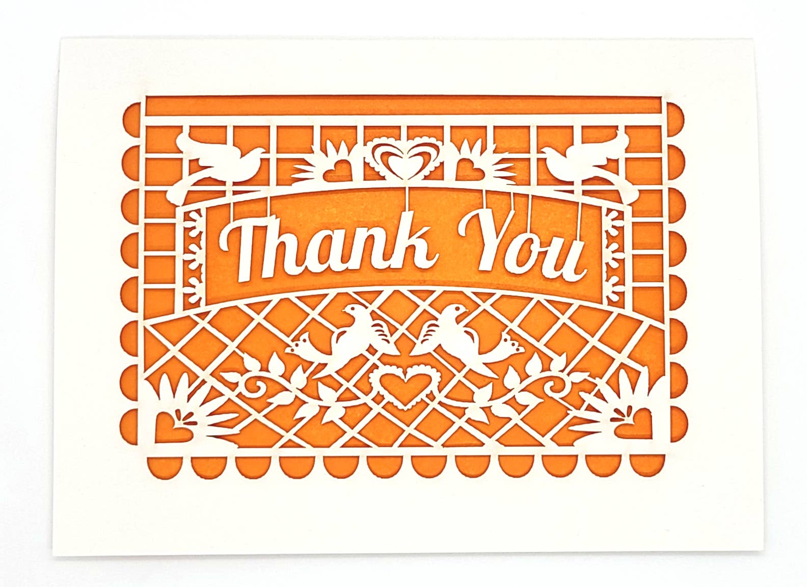 two hermanas - Wholesale Thank You Card - Thank You - Papel Picado flag6