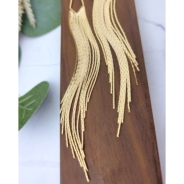 WonderLight Jewelry – wholesale Tofsörhängen – Ädelstensfransörhängen - klar kvarts/klarhet5