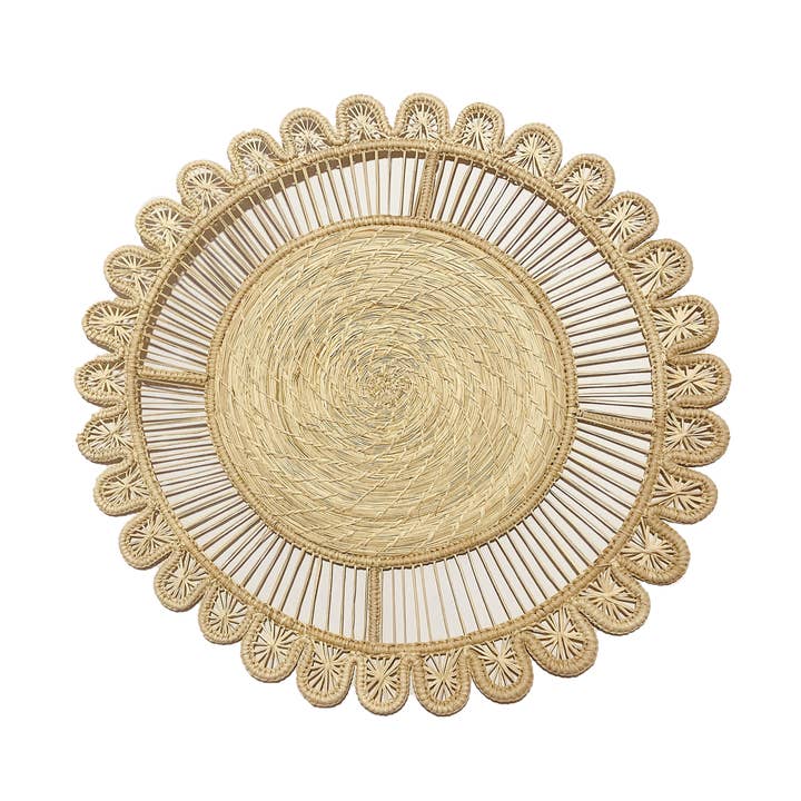 Solrig blomst Iraca Dækkeserviet for engroshandel hos Artett