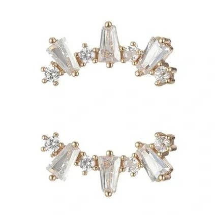 Tramps+Thieves - Wholesale Ear Jackets/Climbers - Kava Ear climber Earrings0