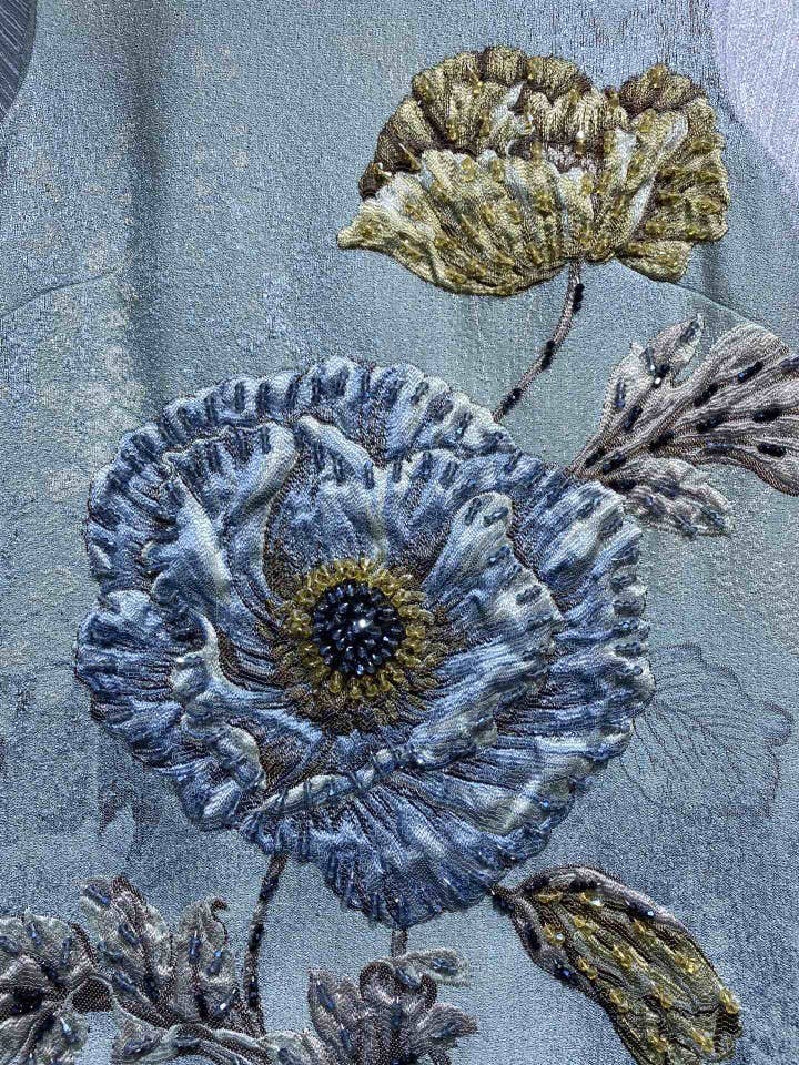 Productseeker – Großhandel Kleid – Damen – DR940Y Sommerkleid mit Rundhalsausschnitt und handperliertem Blumenmuster4