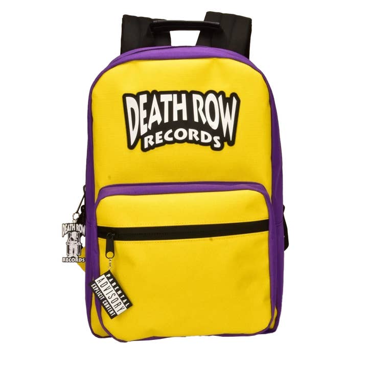 Natural Feelz - Wholesale Backpack - Unisex - Death Row Records - Smell Proof Throwback-Pack - Yellow3