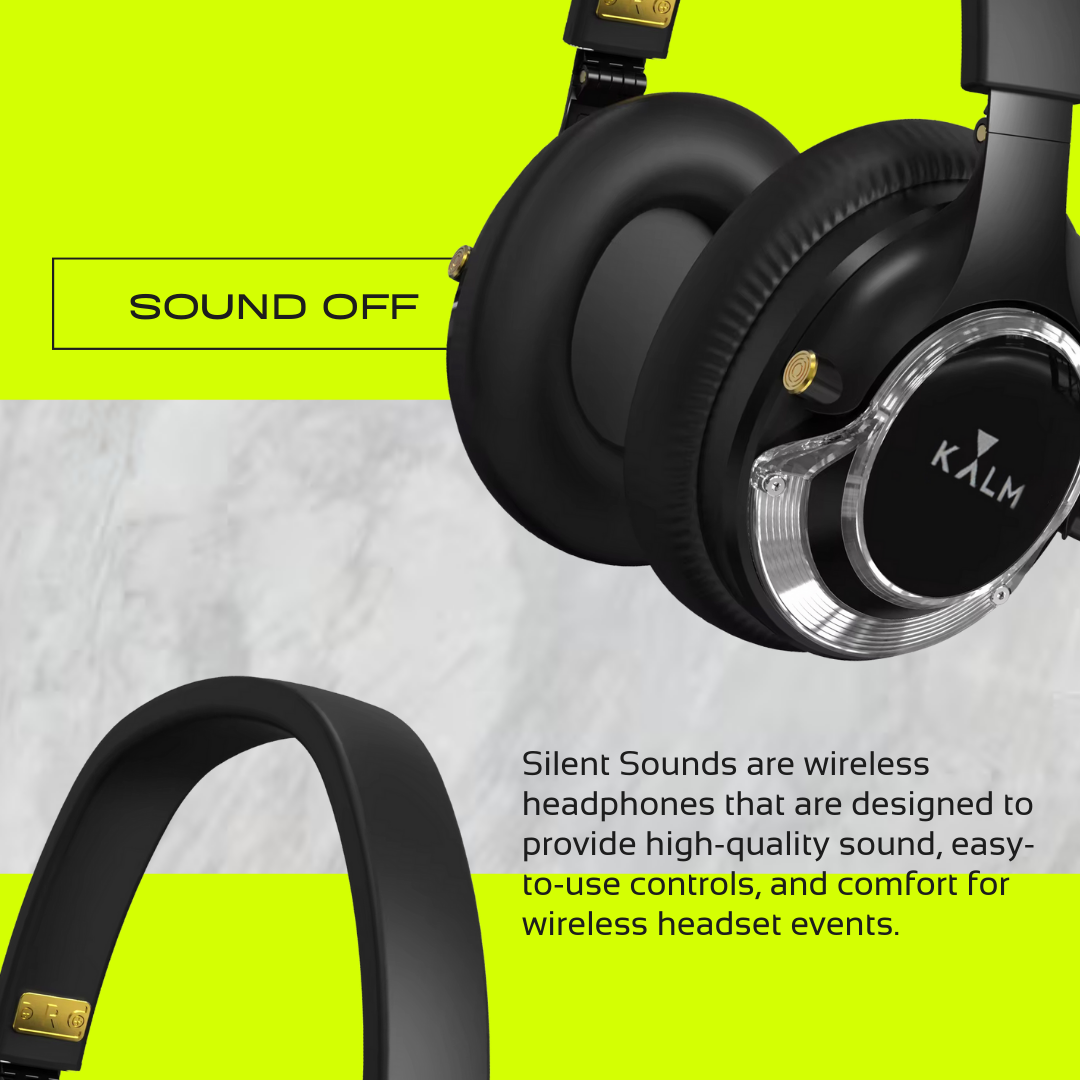 Kalm Yoga - Vendita all'ingrosso Cuffie - Silent Disco Silent Yoga Kalm Now® Cuffie HiFi5