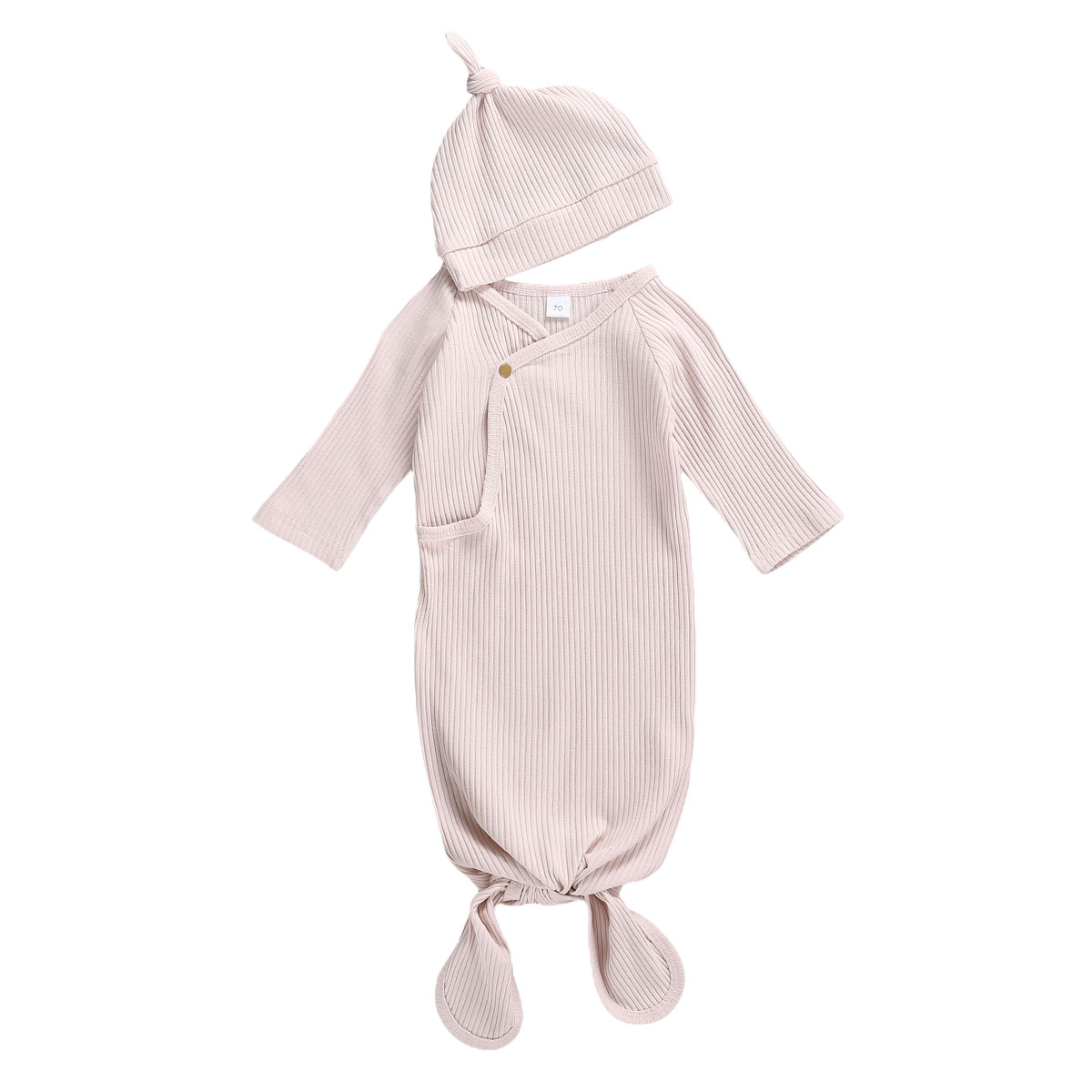 Annie & Charles - Wholesale Sleepsack - Baby - Annie & Charles® Newborn Baby Wrap Bodysuit Growing2