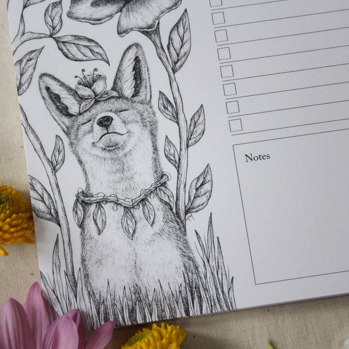 Mackenzie Myrick Studio - Wholesale Notepad - Dreaming of Spring | To-Do Notepad1