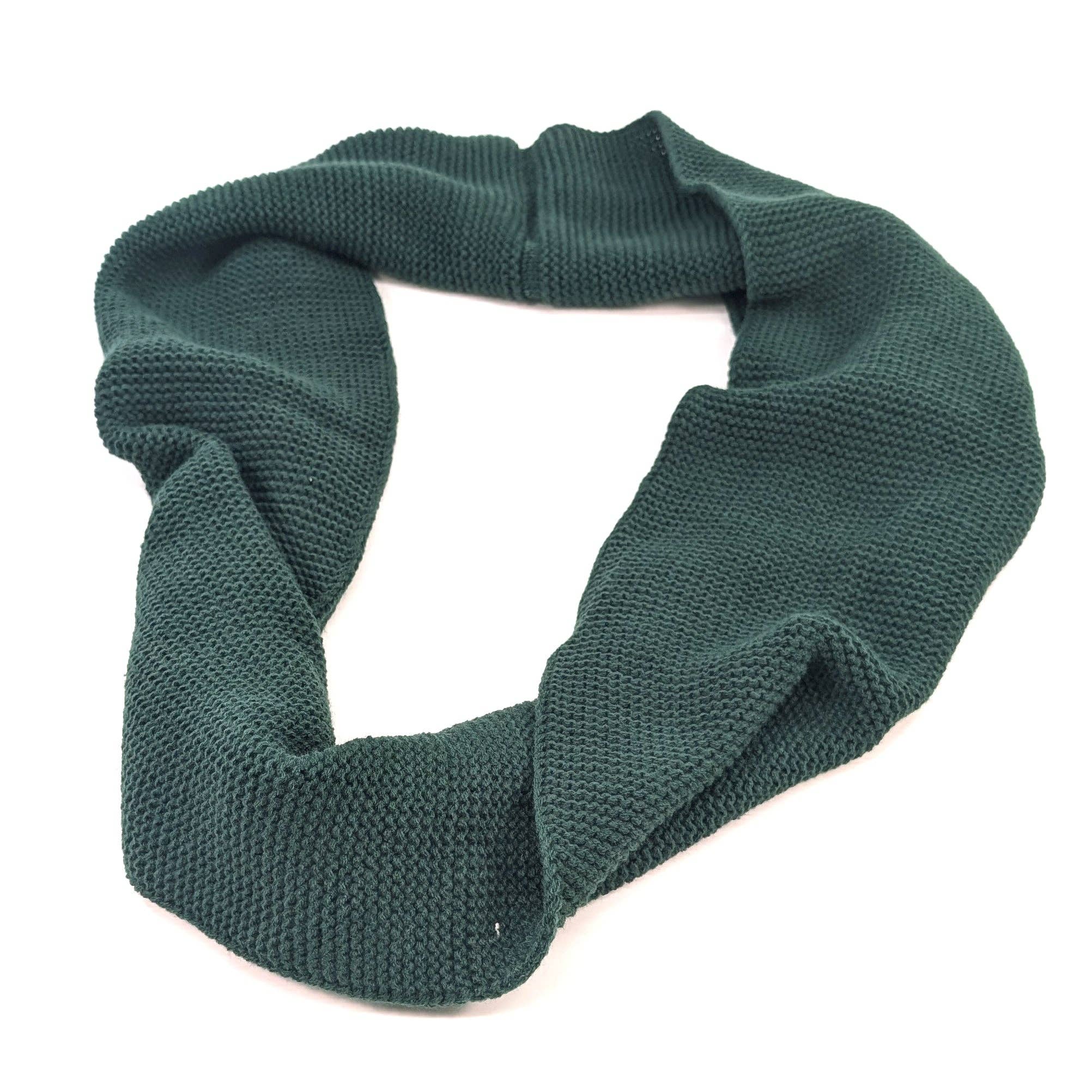 Black Ginger – wholesale Halsduk - Dam – Lovina - Tätsittande Dubbel Snood - Grön2