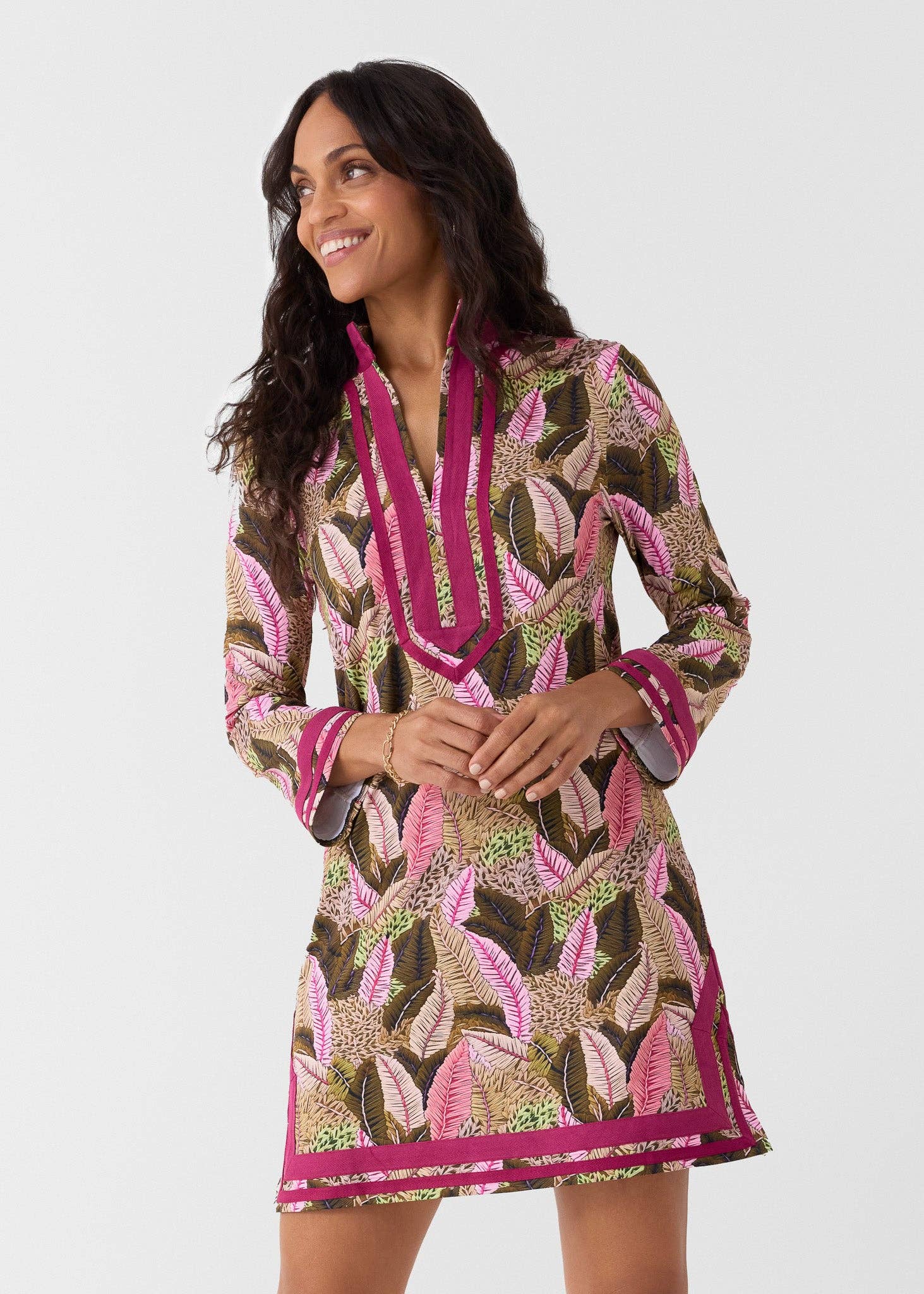 Cabana Life - Wholesale Tunic - Women's - Myers Long Sleeve Tunic (734-MY-2009)