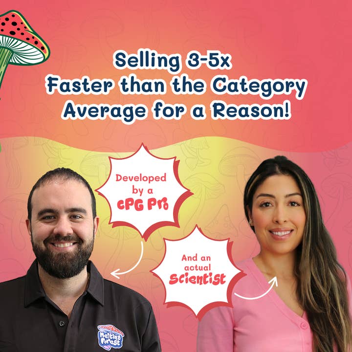 Melting Forest - Wholesale Sparkling Water - Mushroom Drink | Stress Relief | Watermelon Elderflower 2