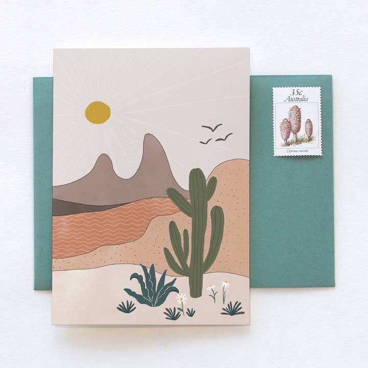 Landscape Collection - Desert Everyday Greeting Card for wholesale by In the Daylight