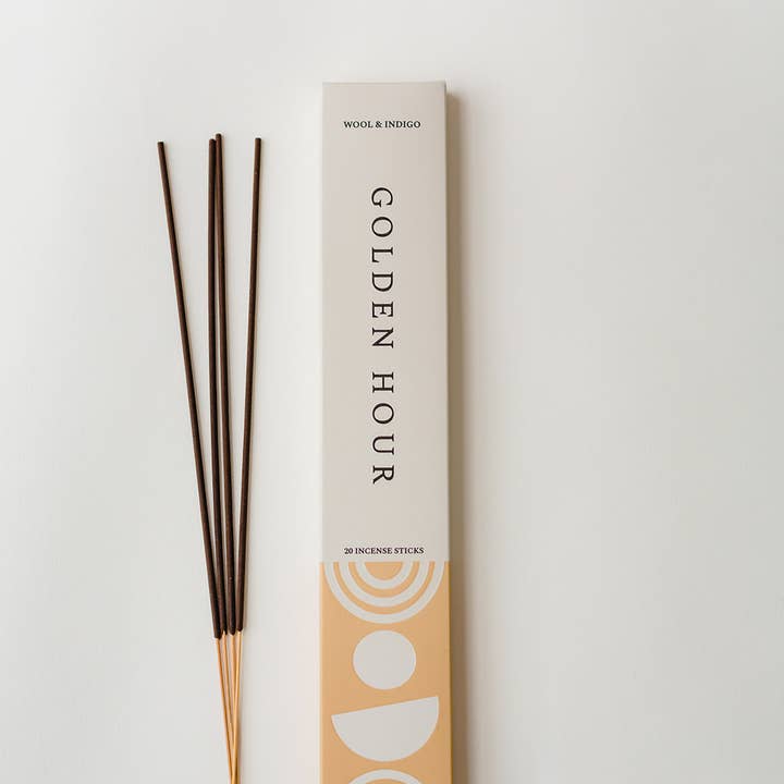 Golden Hour Incense for wholesale by Wool & Indigo