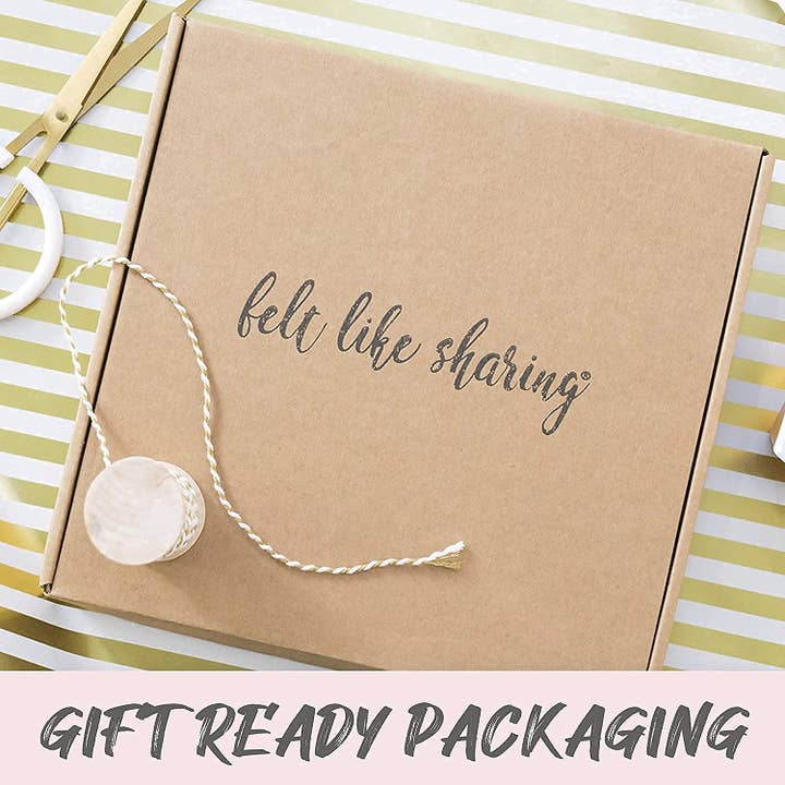 Felt Like Sharing - Wholesale Sign - Gray Felt Letter Board - 10x10 Inches3