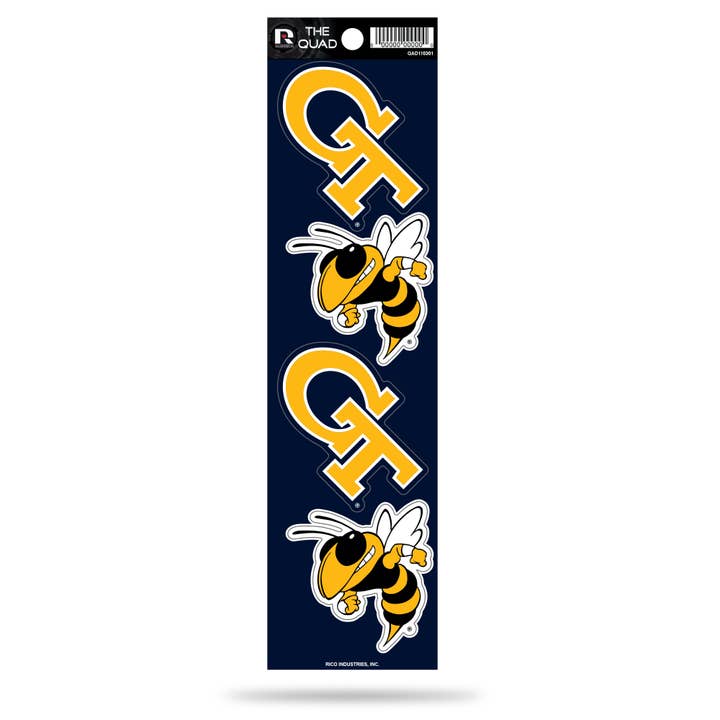Georgia Tech Quad Decal for wholesale by Rico Industries