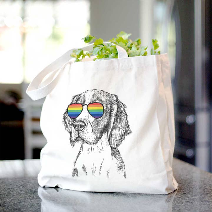 Beige Roxy the Welsh Springer Spaniel - Tote Bag for wholesale on Faire11