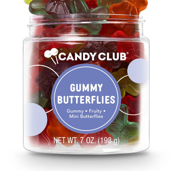 Gummy Butterflies for wholesale by Candy Club